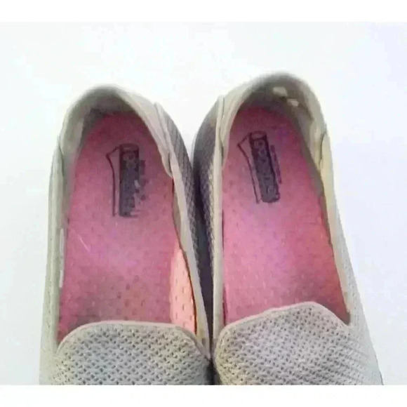 Skechers Womens Go Flex Walking Shoes Gray 14014 TPE Low Top Mesh Slip Ons 8.5 - Picture 7 of 8